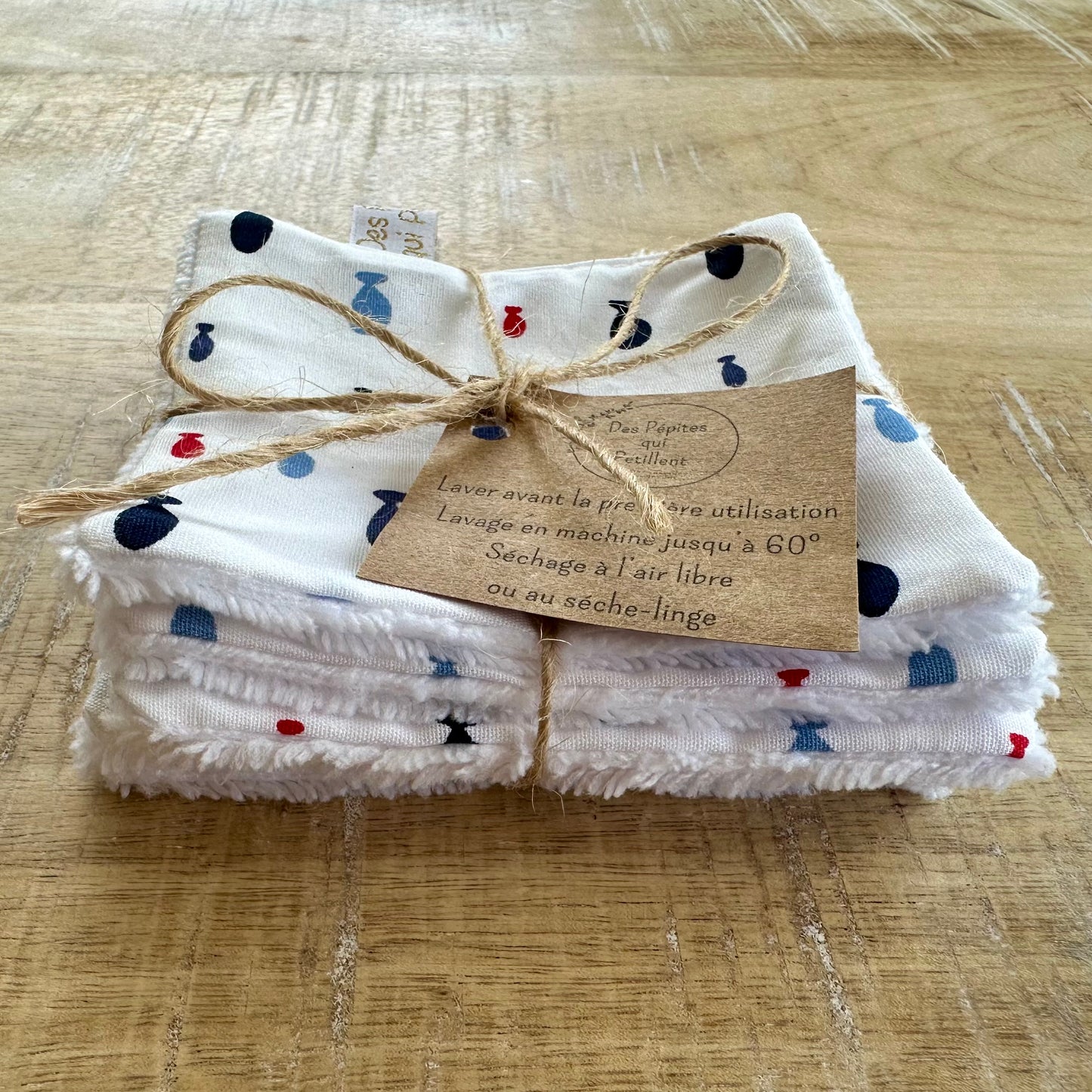Lingettes lavables (x7)