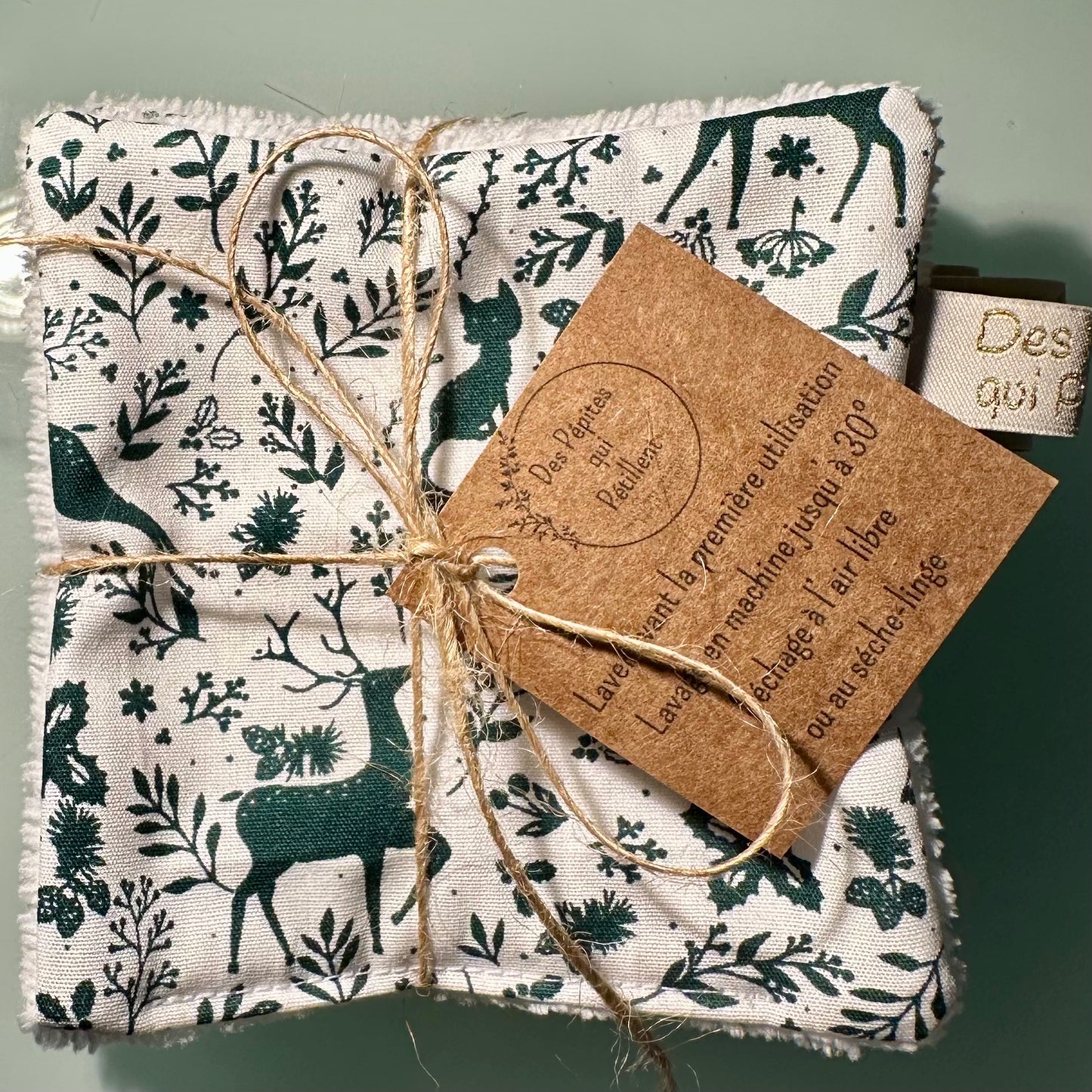 Lingettes lavables (x7)